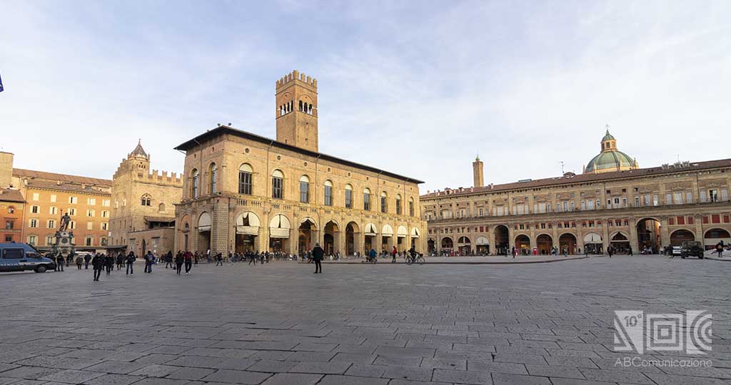 Piazza Maggiore, Bologna, Bologna centro. 